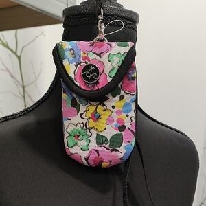 Floral Multi-Color Mini Electronics Bag